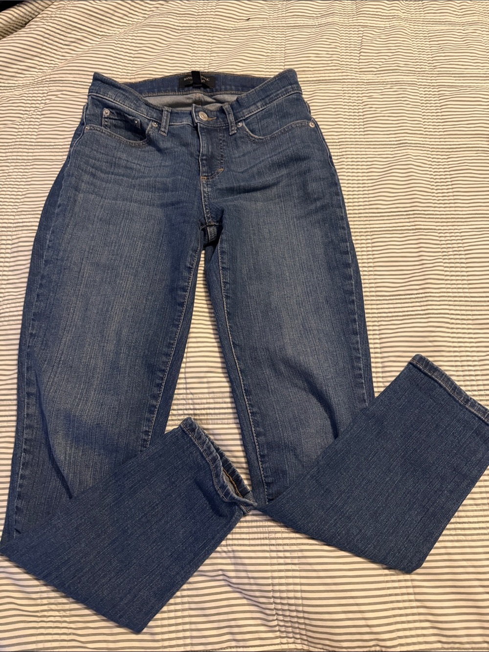 Banana Republic Medium Blue Straight-Leg Jeans